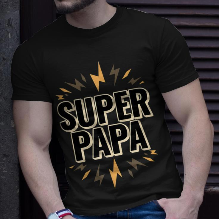 Super Papa Superheld T-Shirt, Lustiges Herren Geburtstagsgeschenk Geschenke für Ihn