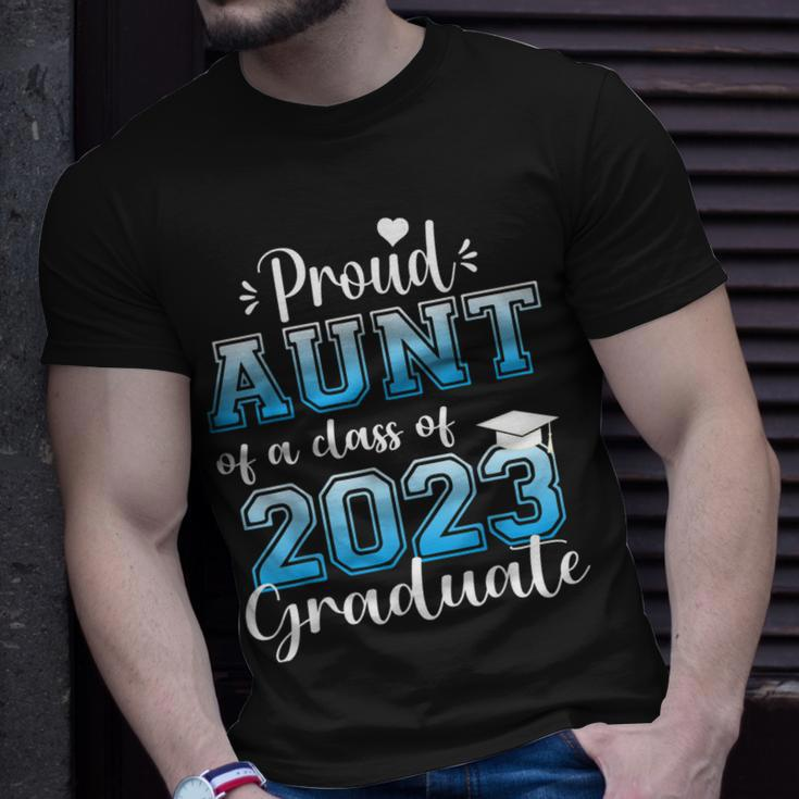 Super Proud Aunt Of 2023 Graduate Awesome Family College Unisex T-Shirt Gifts for Him
