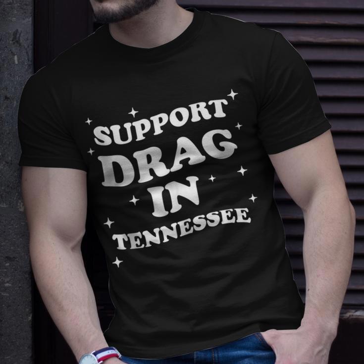 Support Drag Support Drag In Tennessee Drag Rights Matter Drag Queen Unisex T-Shirt ...