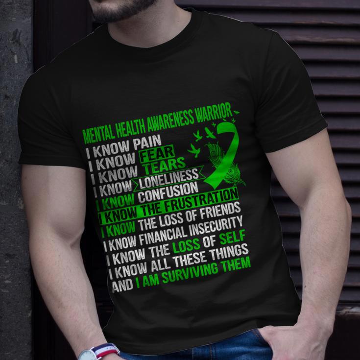 Mental Health Awareness Support Mental Health Awareness Warrior T-shirt ...