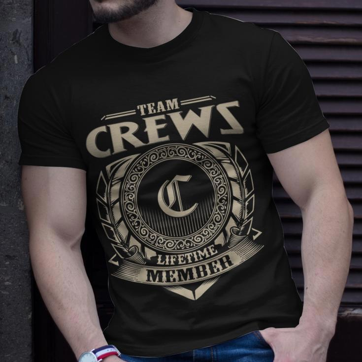 Team Crews Lifetime Member Vintage Crews Family T-shirt Gifts for Him