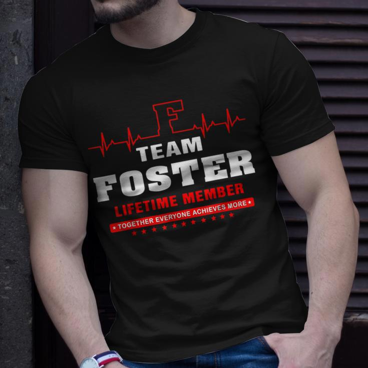 Team Foster Lifetime Member Surname Last Name Unisex T-Shirt Gifts for Him