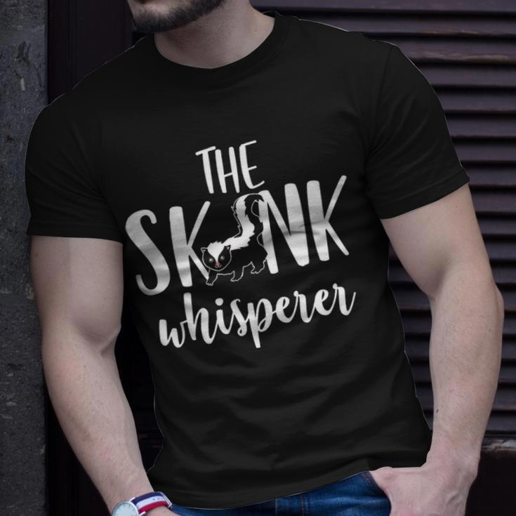 The Skunk Whisperer Funny For Skunk Lovers Mm Unisex T-Shirt Gifts for Him