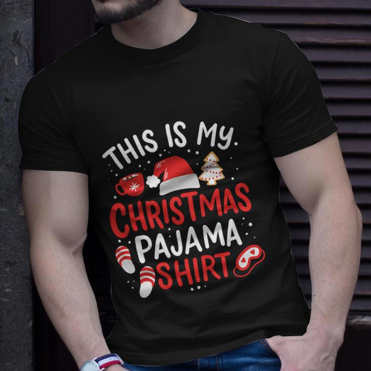 This Is My Christmas Pajama Shirt Unisex T-Shirt Gifts for Him
