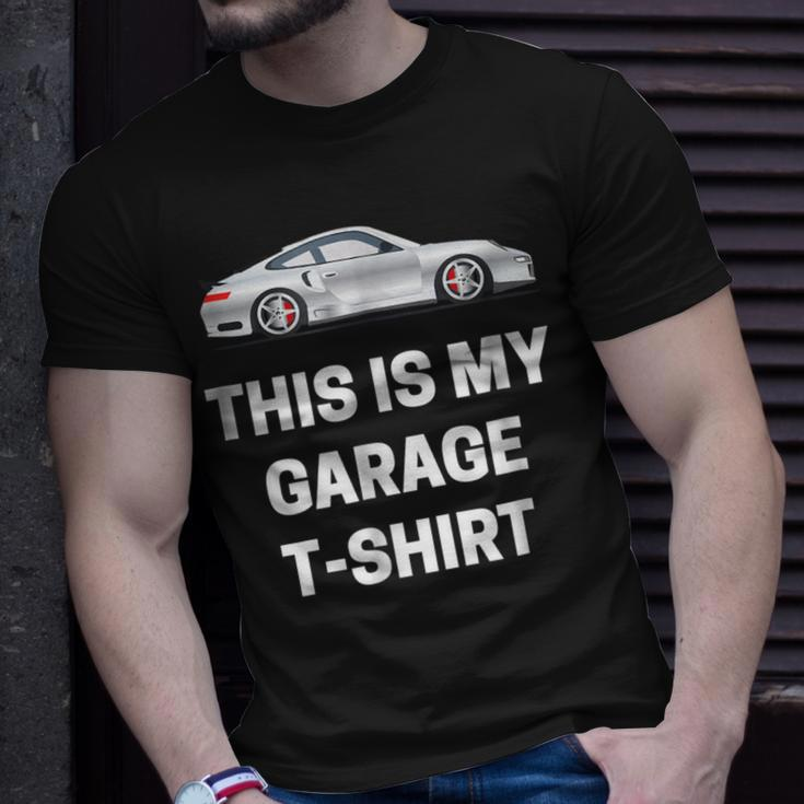 This Is My Garage Funny Car Guy Racing Mechanic Unisex T-Shirt Gifts for Him