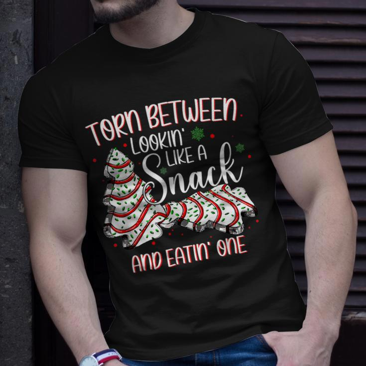 Torn Between Looking Like A Snack And Eating One Christmas T-shirt Gifts for Him