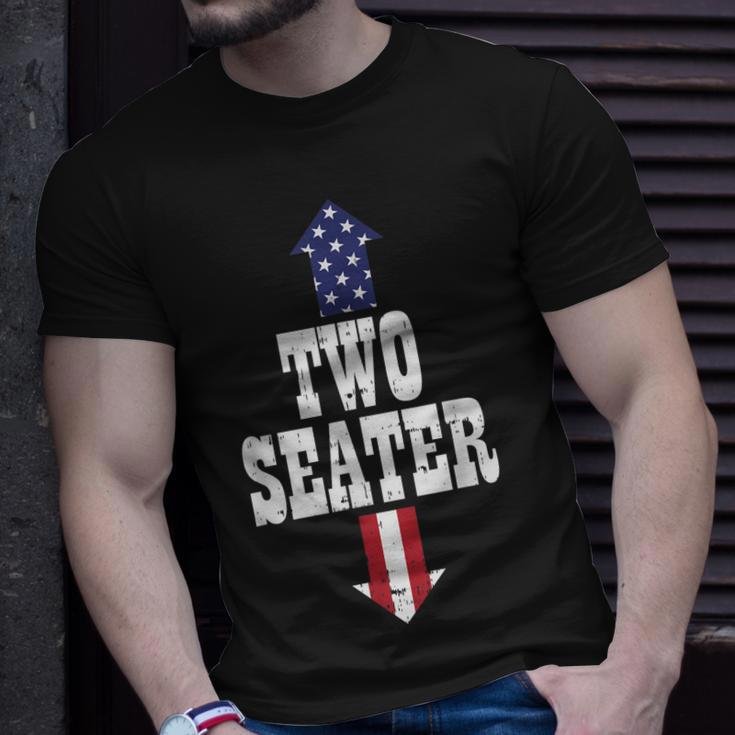 Two Seater Usa 4Th Of July Party Naughty Adult T-Shirt Gifts for Him