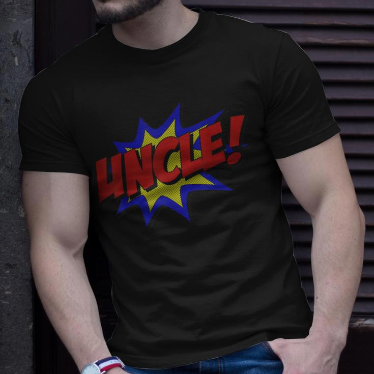 Uncle Comic Book Gift For Mens Unisex T-Shirt Gifts for Him