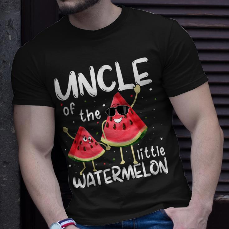 Uncle Of The Little Watermelon Summer Fruit Unisex T-Shirt Gifts for Him