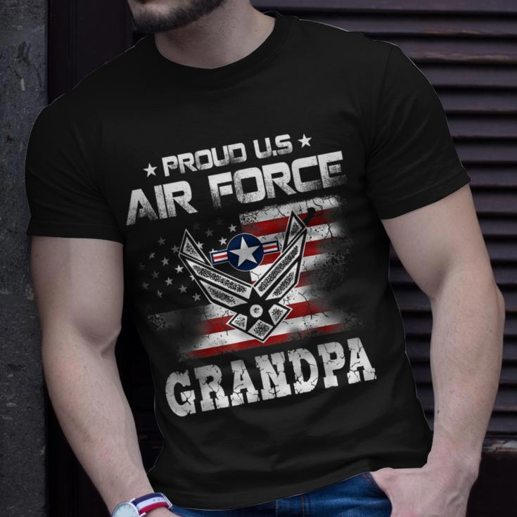Us Air Force Proud Grandpa Proud Air Force Grandpa Father Unisex T-Shirt Gifts for Him