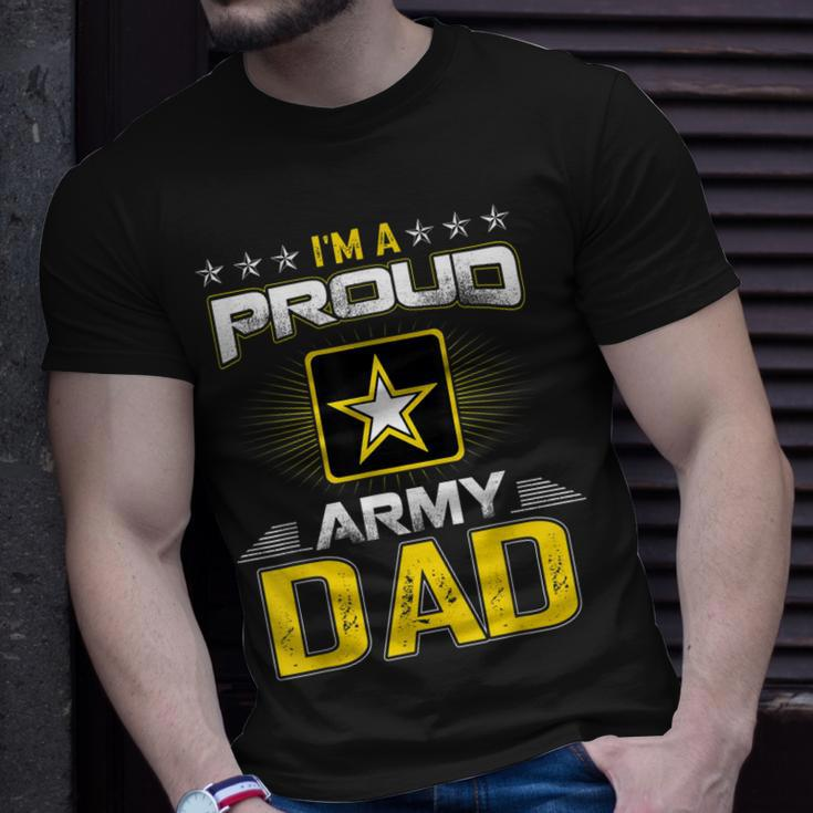 Us Army Proud Us Army Dad Military Veteran Pride Unisex T-Shirt Gifts for Him