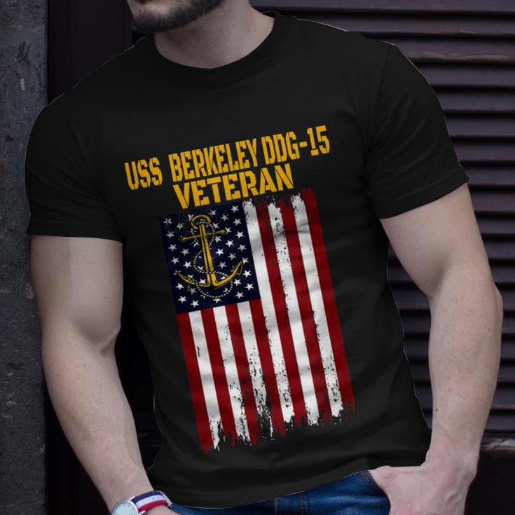 Uss Berkeley Ddg-15 Destroyer Veterans Day Fathers Day Dad T-Shirt Gifts for Him