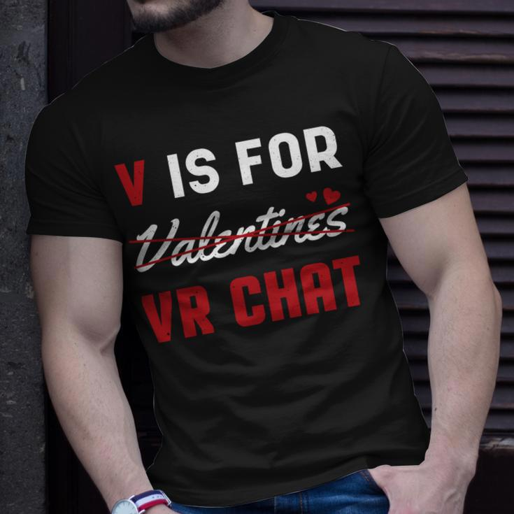 Valentinstag VR Chat T-Shirt, Herzen Motiv für den Liebsten Geschenke für Ihn