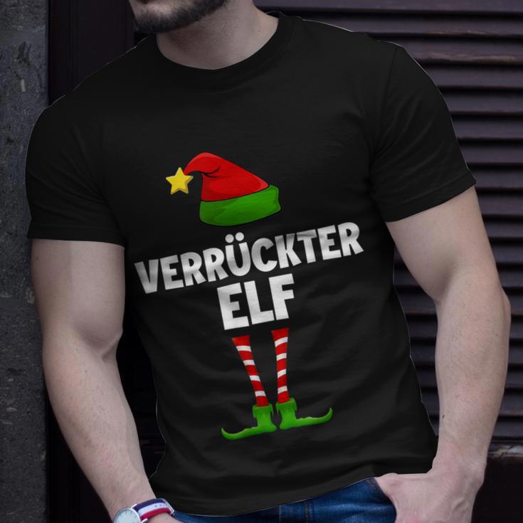 Verrückter Elf Partnerlook Familien Elfen Outfit Weihnachts T-Shirt Geschenke für Ihn