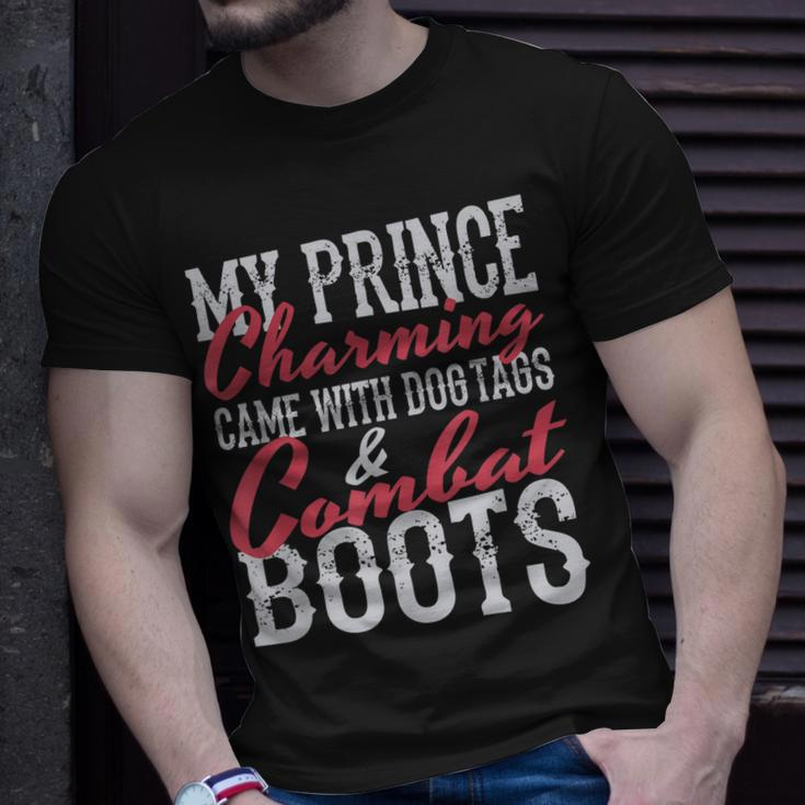 Veteran Prince Charming Women Wife Girlfriend T-shirt Gifts for Him