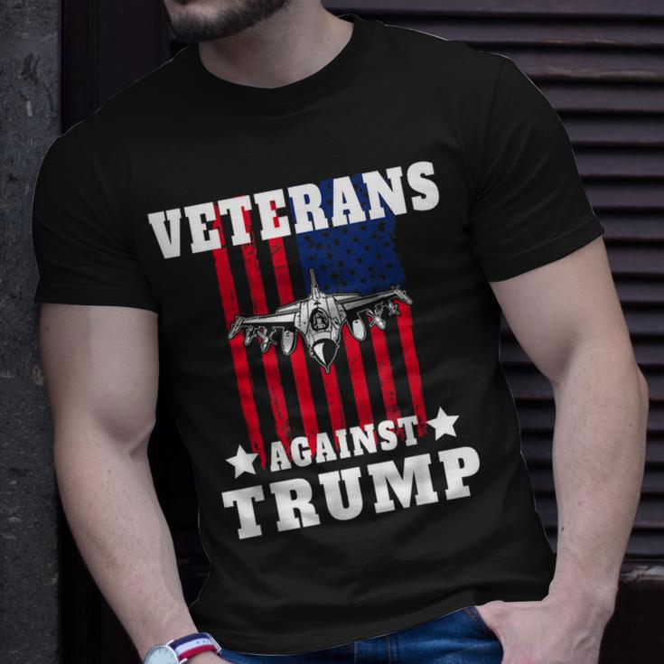 Veterans Against Trump Anti Trump Military Gifts Unisex T-Shirt Gifts for Him