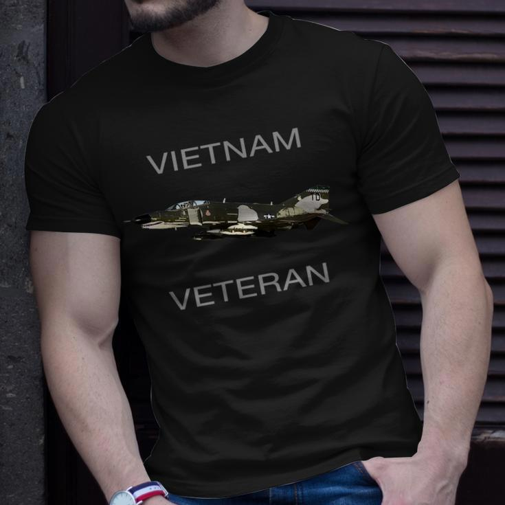 Vietnam Veteran Pilot Air Force F4 PhantomUnisex T-Shirt Gifts for Him