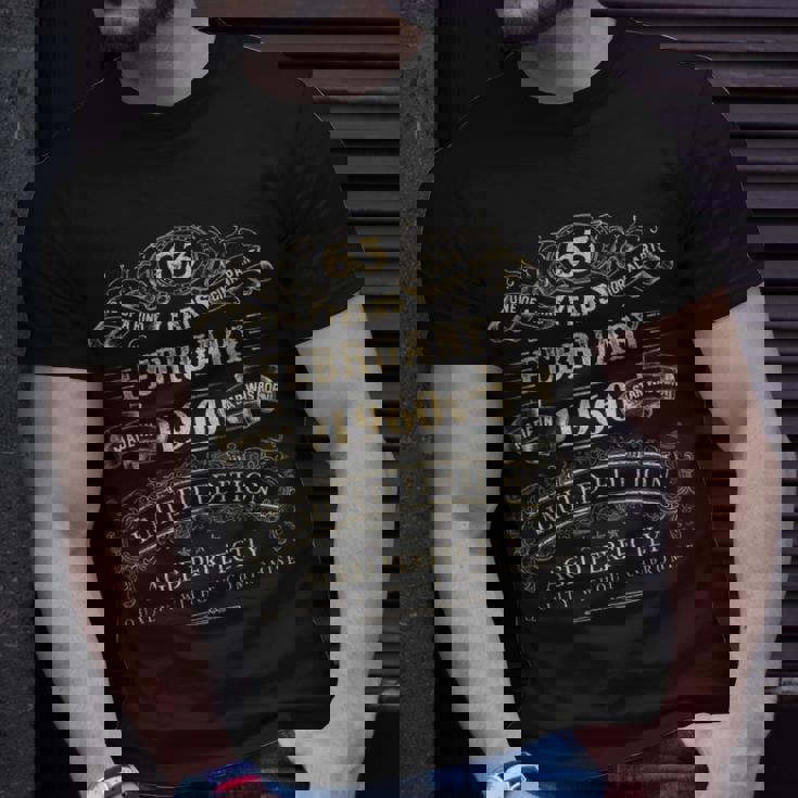 Vintage 1960 Outfit T-Shirt für 63 Jahre alte Frauen und Männer Geschenke für Ihn