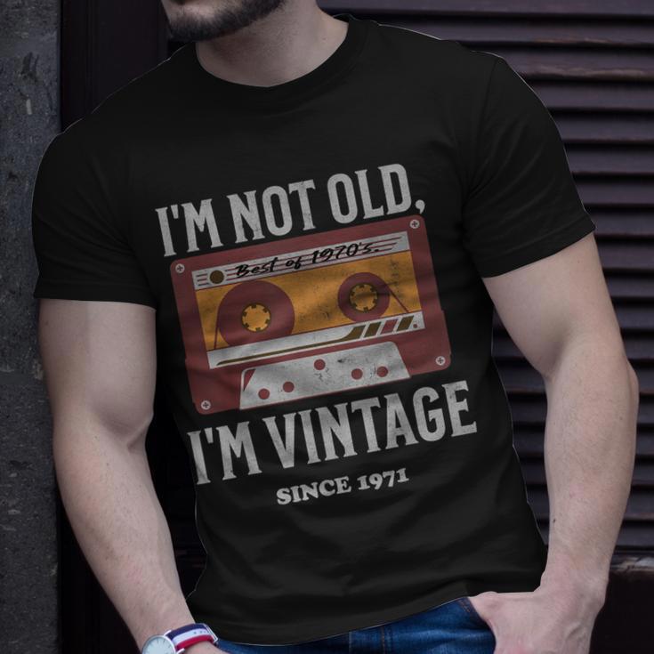 Vintage 1971 T-Shirt, Retro Geburtstagsdesign für Männer & Frauen Geschenke für Ihn