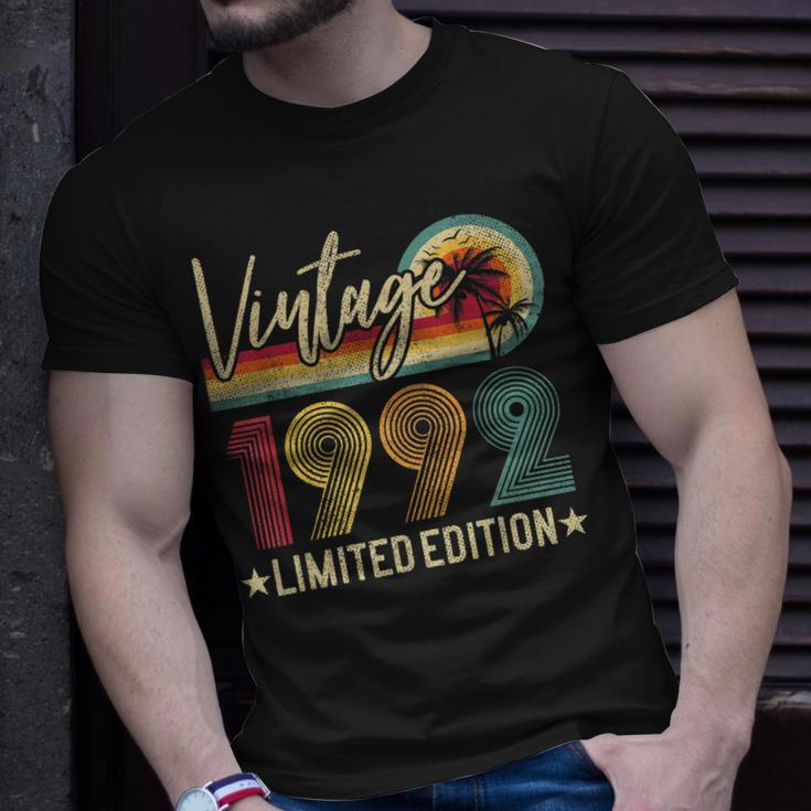 Vintage 1992 30Th Birthday Gift 30 Years Old Limited Edition Unisex T-Shirt Gifts for Him