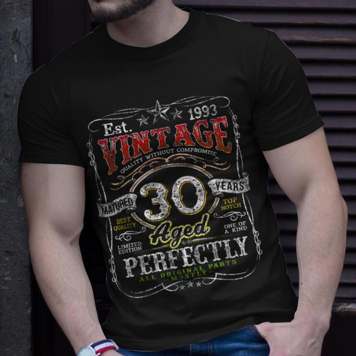 Vintage 1993 Limited Edition 30 Year Old 30Th Birthday Mens Unisex T-Shirt Gifts for Him