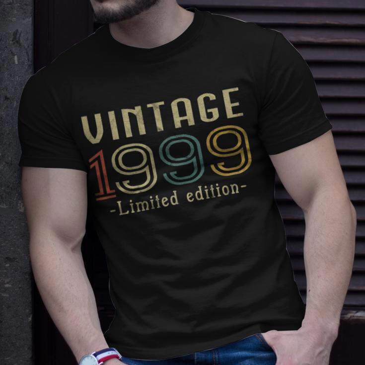Vintage 1999 22Nd Birthday 22 Years Old Gift Unisex T-Shirt Gifts for Him