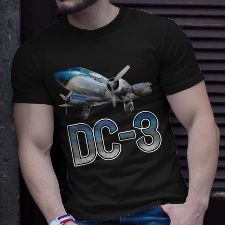 Vintage Dc-3 Flugzeug-Outfit Für Herren T-Shirt Geschenke für Ihn