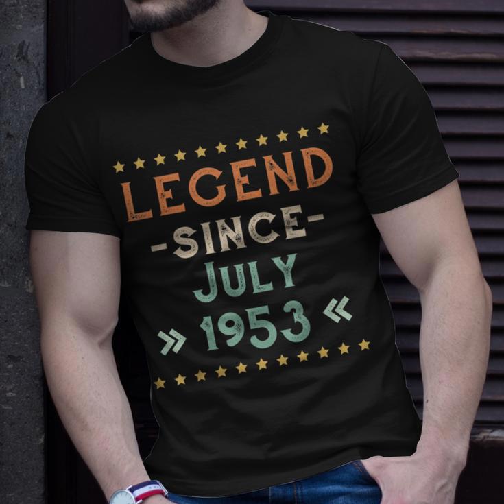 Vintage Legend Seit Juli 1953 Geburtstag Männer Frauen T-Shirt Geschenke für Ihn