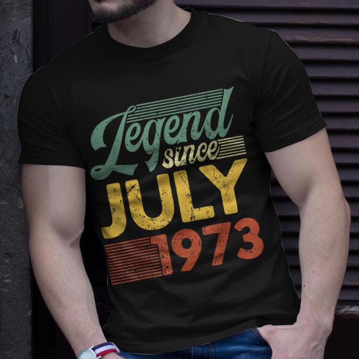 Vintage Legend Seit Juli 1973 Geburtstag T-Shirt Geschenke für Ihn