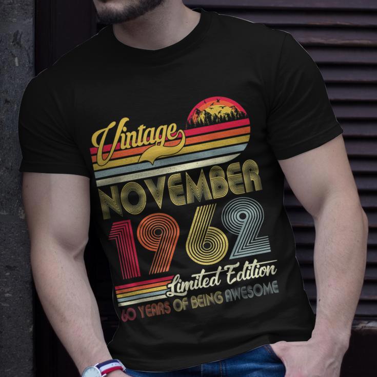 Vintage November 1962 T-Shirt, 60. Geburtstag Männer Frauen Geschenke für Ihn