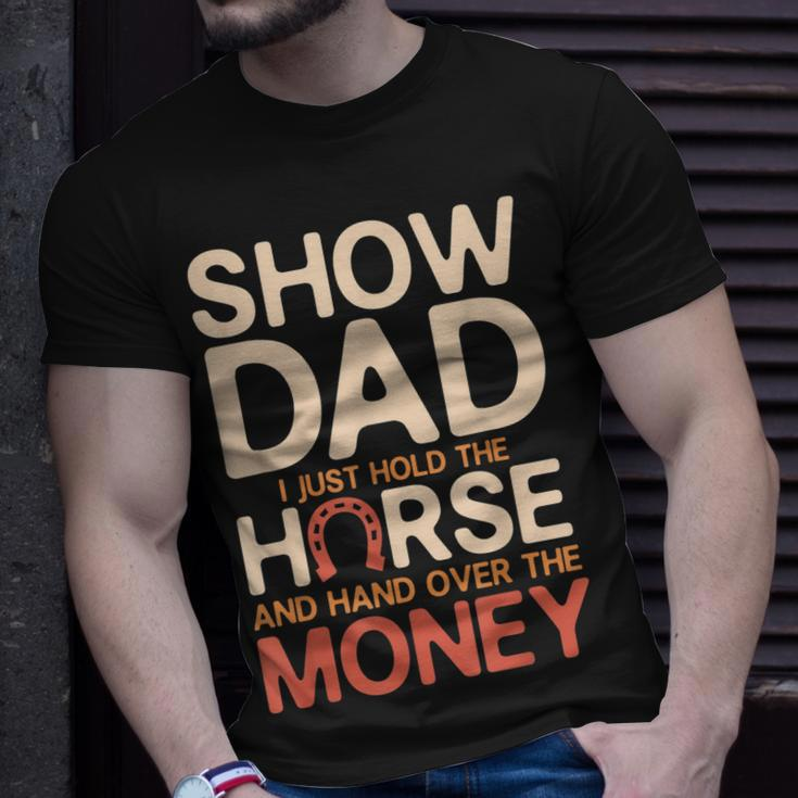 Mens Vintage Show Horse Dad Livestock Shows T-Shirt Gifts for Him