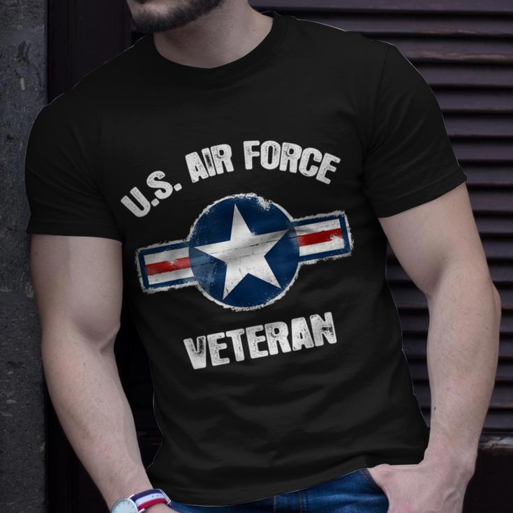 Vintage Us Air Force Veteran Vintage Usaf Veteran T-Shirt Gifts for Him