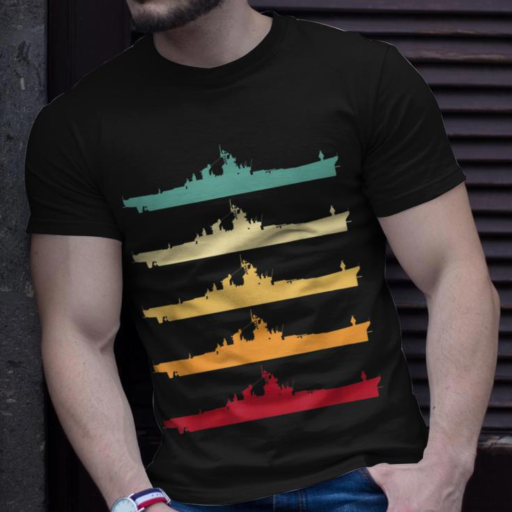 Vintage Uss Iowa Unisex T-Shirt Gifts for Him