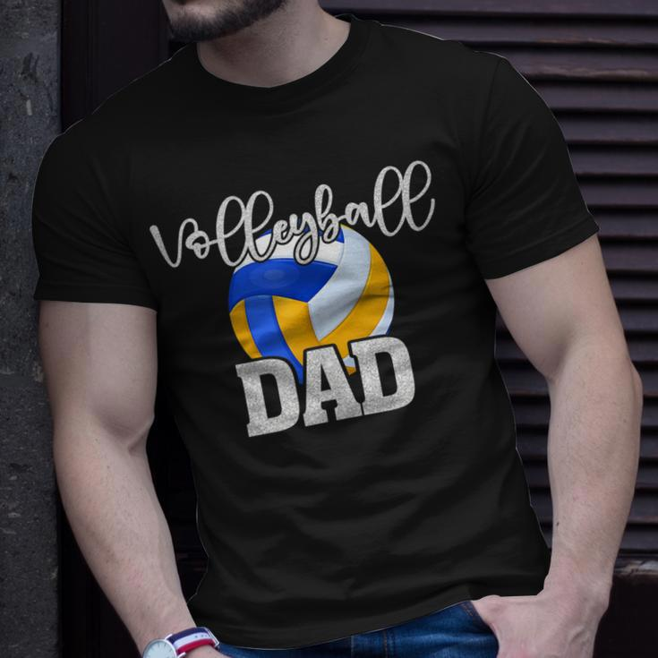 Volleyball Dad Vintage Volleyball Family Matching T-Shirt Gifts for Him