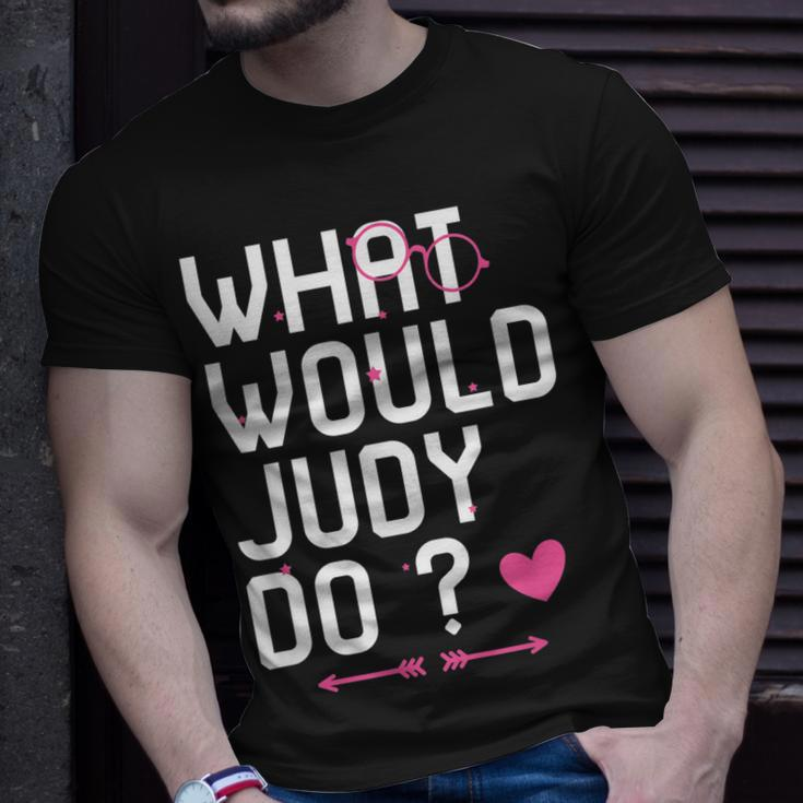 Was Würde Judy Tun Frauen T-Shirt, Personalisiert Niedlicher Mythos Geschenke für Ihn