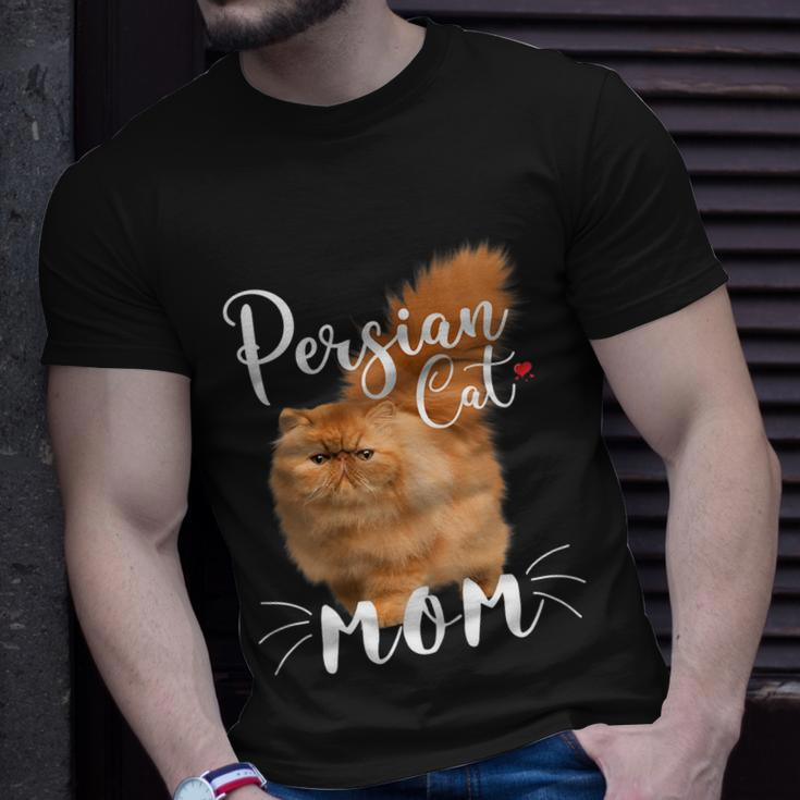 Womens Persian Cat Mom Female Cat Owner Persian Kitty Unisex T-Shirt Gifts for Him