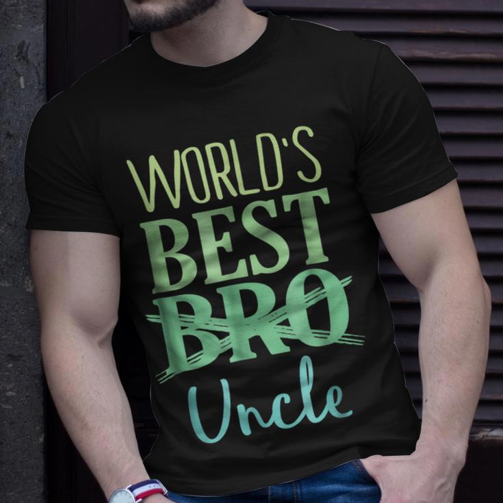 Worlds Best Uncle Pregnancy Announcement Gift For Mens Unisex T-Shirt Gifts for Him