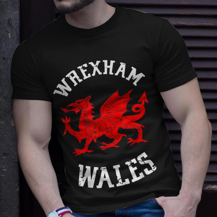 Wrexham Wales Retro Vintage V5 T-shirt Gifts for Him