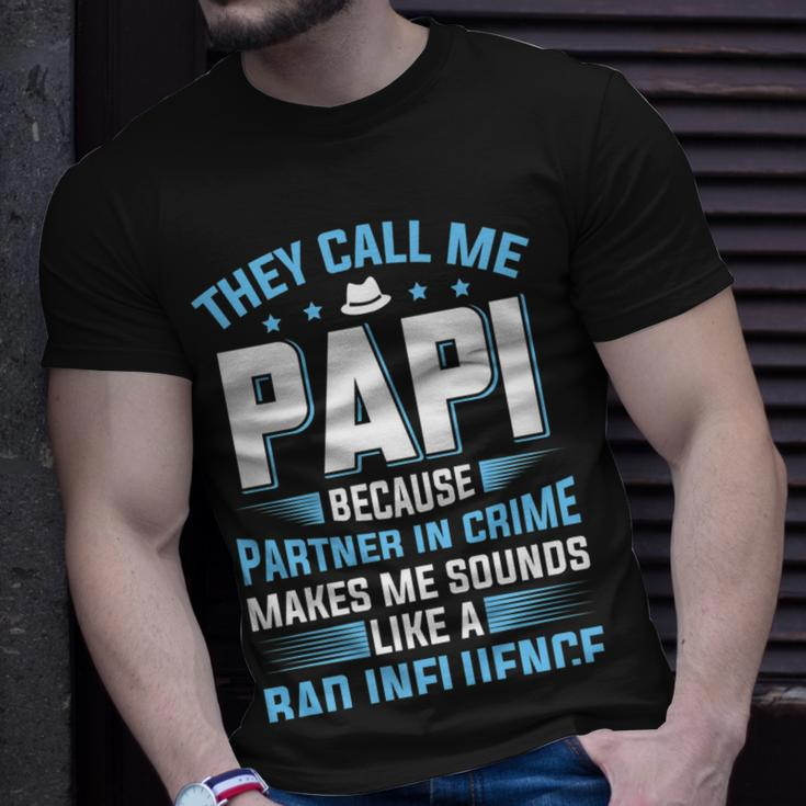 They Call Me Papi Because Partner In Crime Fathers Day T-Shirt Gifts for Him