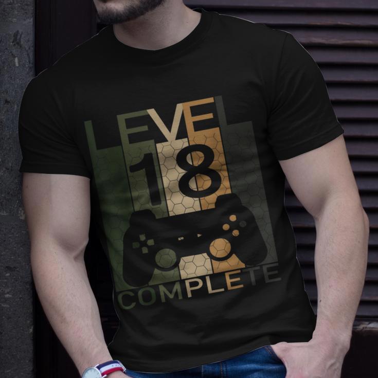 Zocker 18 Geburtstag Level 18 Jahre 2003 Gaming T-Shirt Geschenke für Ihn