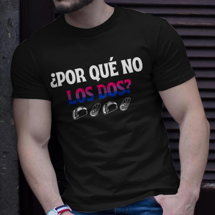 ¿Por Qué No Los Dos Why Not Both Funny Bisexual Pride Lgbtq Unisex T-Shirt Gifts for Him