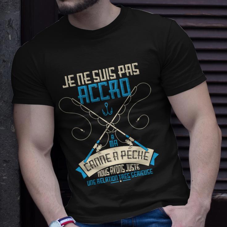 ✪ Je Ne Suis Pas Accro Pêche ✪ T-Shirt Geschenke für Ihn