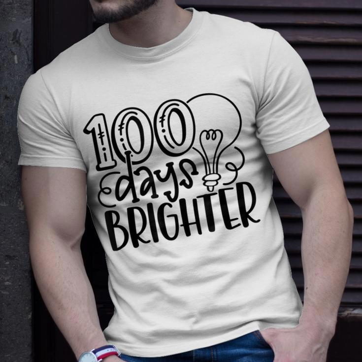 100 Days Brighter Happy 100 Days Of School Back To School T-shirt Gifts for Him