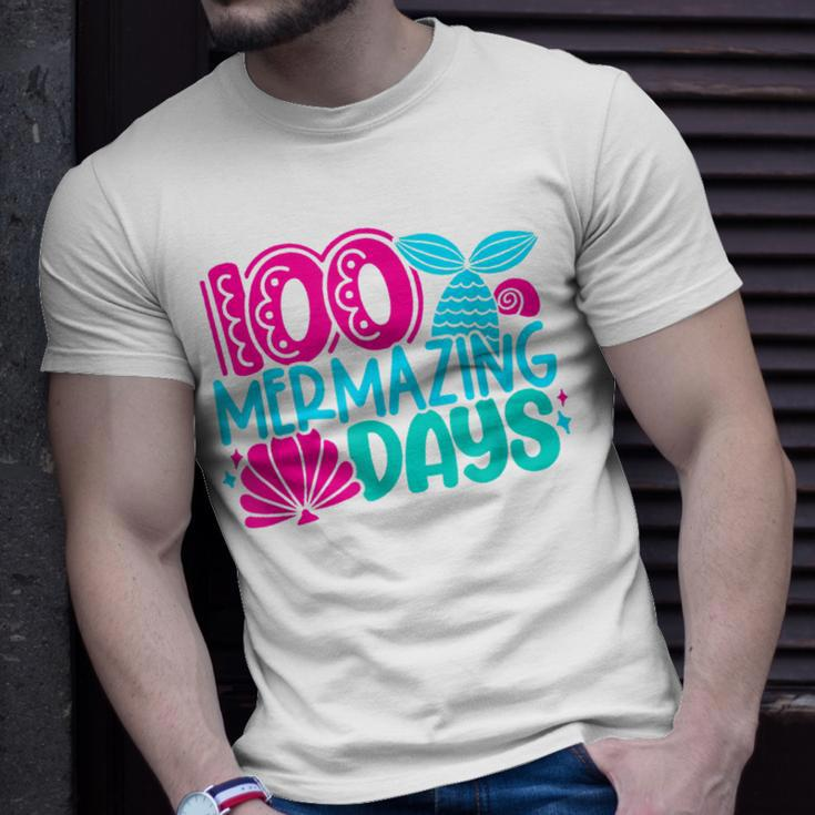 100 Mermazing Days Of School Mermaid 100Th Day Girls T-shirt Gifts for Him