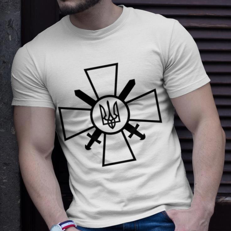 Ato Cross Tryzub Ukraine Volodymyr Zelensky President Unisex T-Shirt Gifts for Him