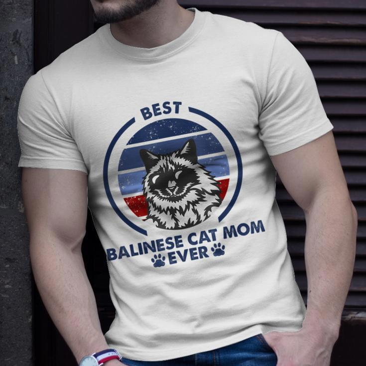 Best Cat Mom Ever Balinese Cat Unisex T-Shirt Gifts for Him