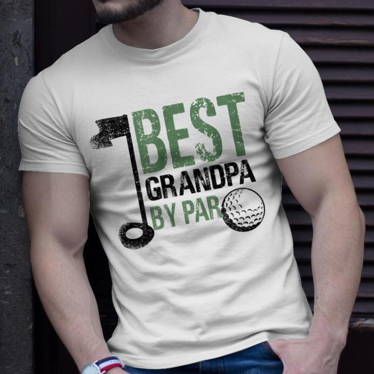 Best Grandpa By Par Graphic Novelty Sarcastic Funny Grandpa Unisex T-Shirt Gifts for Him