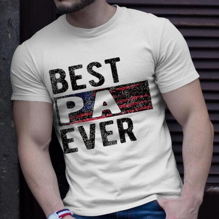 Best Pa Ever Proud Pa Grandpa Gift For Mens Unisex T-Shirt Gifts for Him