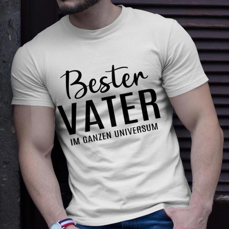 Bester Vater im Universum T-Shirt, Geburtstags-Lustiges Geschenk für Papa Geschenke für Ihn