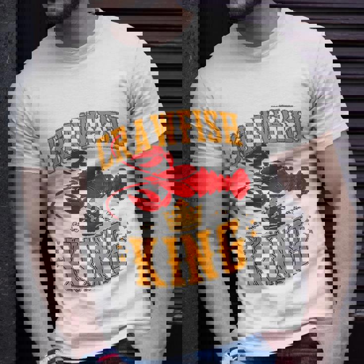 Crawfish King Crawfish Boil Party Festival T-shirt Gifts for Him